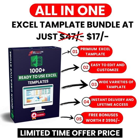 1000+ Ready to Use Excel Templates